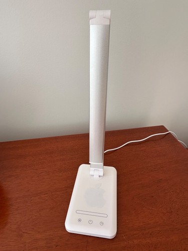 Apple sticker LED Desk Lamp Dimmable USB Charging Lighting Modes cool to warm