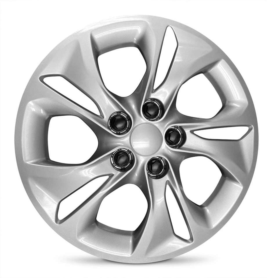 Tapacubos para Chevrolet Cruze 2019 llanta de plástico plateado de 15 pulgadas Foto 2 de 4