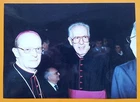 Photograph of Bishop Corrado Balducci and another prelate of the Catholic Church