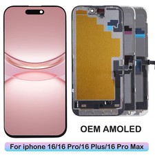 OEM For iphone 16/16 Pro/16 Plus/16 Pro Max LCD Display Touch Screen Assembly