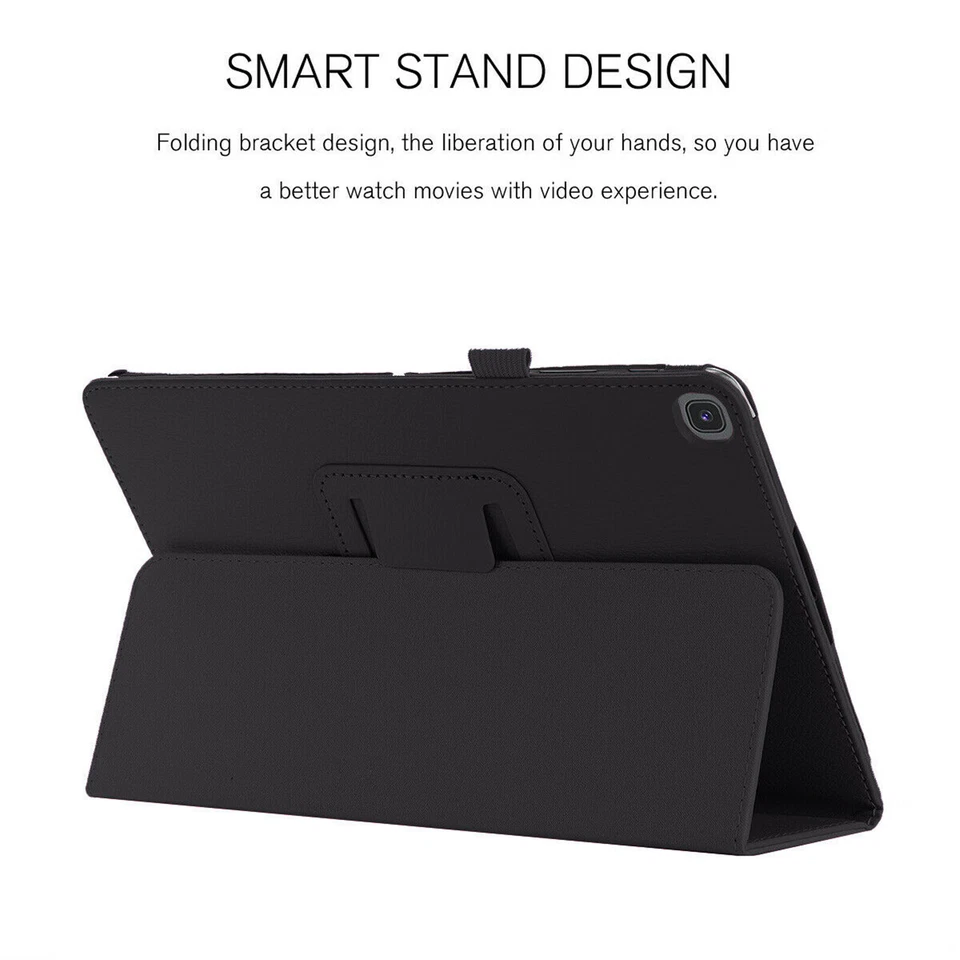 For Samsung Galaxy Tab A 7.0/8.0 10.1/10.5 Tablet Folding Stand Case Cover - Image 3 of 4