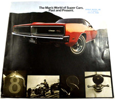 1969 Dodge The Man's World of Super Cars Performance Models Sales Brochure