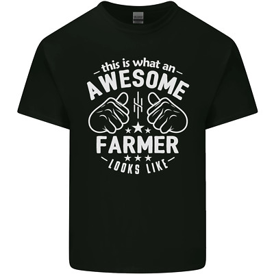 This Is What an Awesome Farmer Looks Like Herren Baumwolle T-Shirt Tee Oberteil
