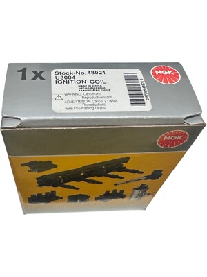 New Genuine NGK 48921, U3004 Ignition Coil  Fast Shipping 