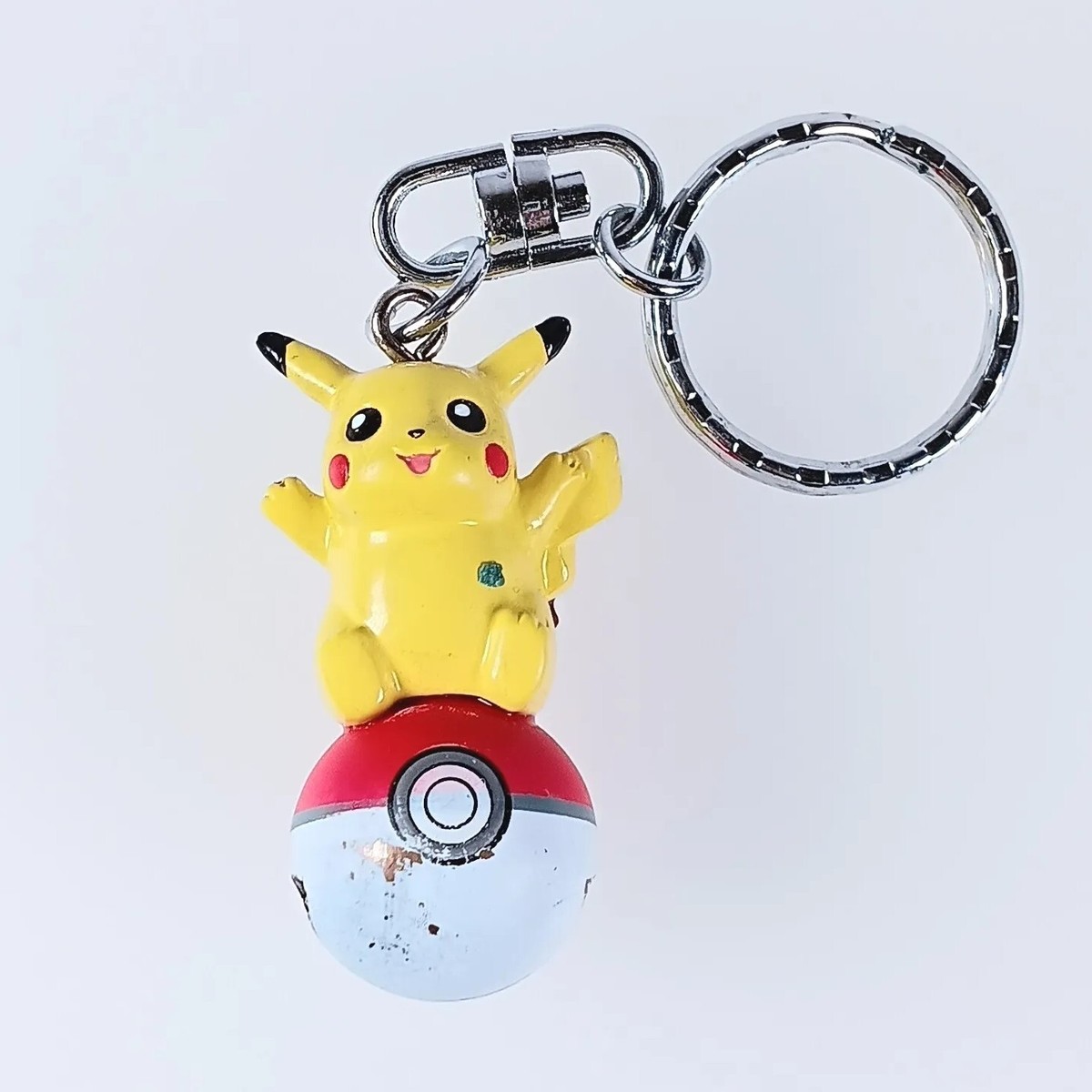 Pikachu Pokemon Bell Keychain Mini Figure Monster Ball Nintendo