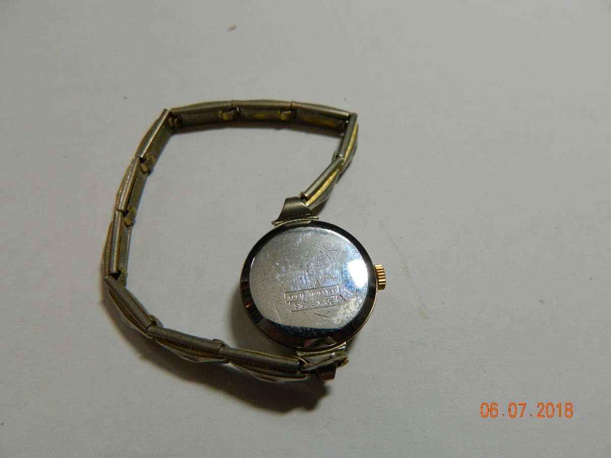 Montre Vintage Grumen Electra - Mécanique Manuelle, Boîtier Doré 34mm, Suisse Années 50