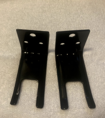  2 LOT H. D. FORK STYLE WALL MOUNT 5-20lb SIZE FIRE EXTINGUISHER BRACKET-BLACK