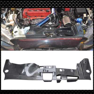 #ad Carbon Fiber Cooling Panel Plate Radiator For 2008 2009 Mitsubishi Lancer EVO 10 $246.38