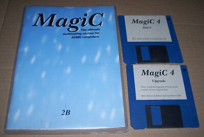 NEW Atari 520 1040 ST STE Mega TT Falcon 030 Computer Software MagiC 4 Upgrade