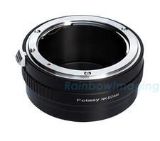 Nikon Non-Ai AI AIS Lens to CANON EOS M EF-M Mirrorless Camera M2 M3 M10 Adapter
