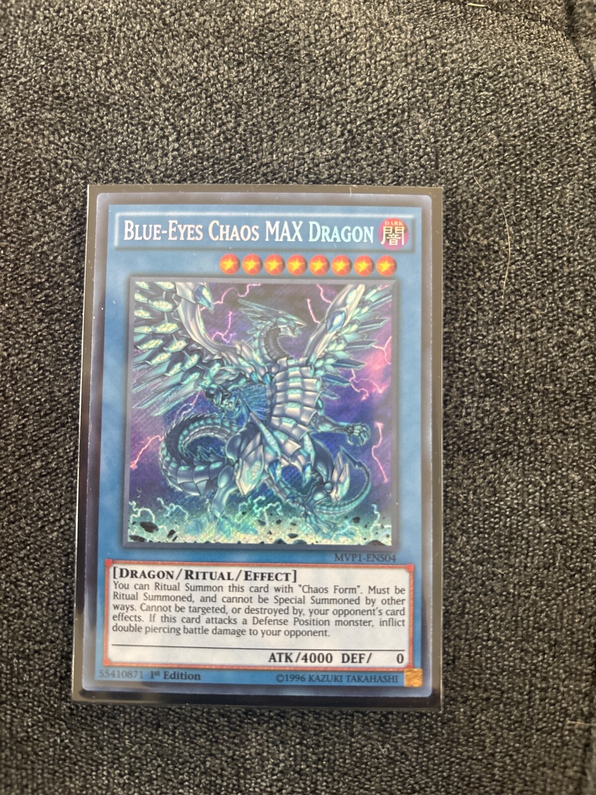 Blue-Eyes Chaos MAX Dragon MVP1-ENS04 The Dark Side of Dimensions Movie Pack...