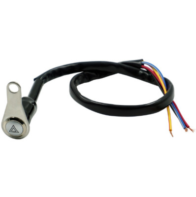 Motorcycle Switch LED Hazard Light Switch Button Motorcycle Double Flash Button