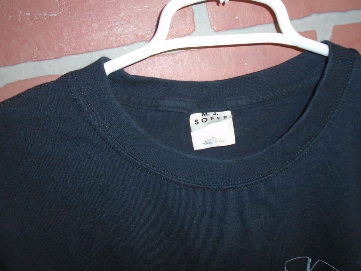 USMC PARRIS ISLAND VINTAGE 1990S MENS TSHIRT SIZE LARGE BY SOFFE 