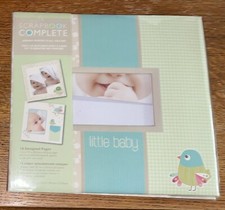 Tapestry COMPLETE SCRAPBOOK Birds Photo Memory Album 12x12 Baby BOY GIRL Gibson