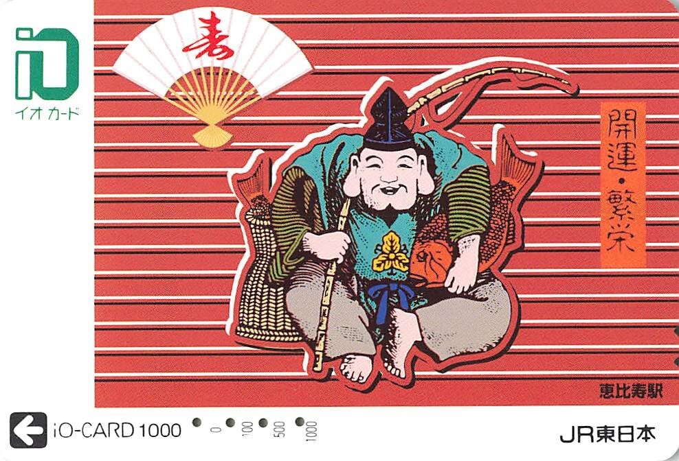 set of 7 Orange Card + 1 iO card JR East 1980-90s Limited prepaid