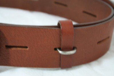JIGSAW LONDON GENUINE LEATHER BELT BROWN WIDE NEW RARE STYLE  display picture 1