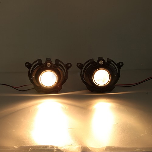 For Cadillac CTS 08-13 Kit Clear Bumper Fog Light Lamps w/ Bracket Wiring Switch - Picture 2 of 14