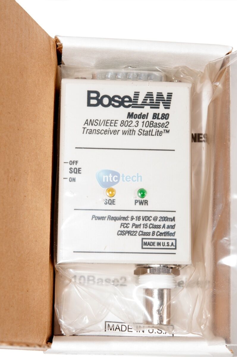 BoseLan BL-80 10Base-2 Micro-Transceiver