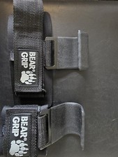 BearGrip Lifting Hooks - Heavy Duty Weightlifting Hooks for Strong Grip Support