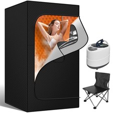 Portable Sauna Box  Tent for Home Use -2 in 1 Steamer with Remote Control