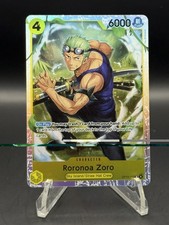 Bandai One Piece Card Game Roronoa Zoro OP15-113 SR Full Art Foil English