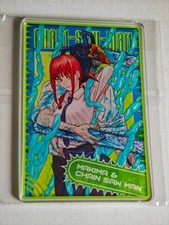Chainsaw Man Acrylic - Comic/Manga Ver Makima and Chainsaw Man About 2x3 inches