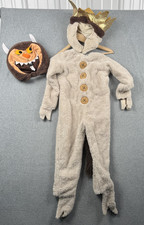 Pottery Barn Kids Where The Wild Things Are Costume Youth 4-6 Max Jumpsuit 3 Pc