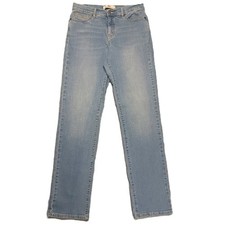 Levis Womens 8M 29x32 Jeans Perfectly Slimming 512 Straight Leg Blue Denim