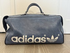 Vintage 1970s/1980s Adidas Duffel Bag Blue Made In Jugoslavia