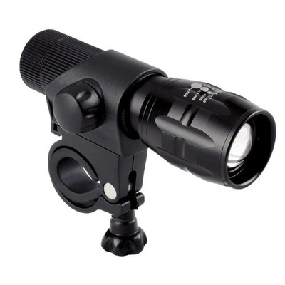 M-Wave Apollon A 1.3 Batterie-Frontlicht 3 W CREE-LED Zoomfunktion Clip-On Ha...