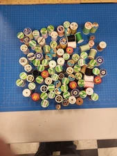 Vintage Sewing Thread Spools Lot Craft Supplies Sewing Machine Thread Bulk