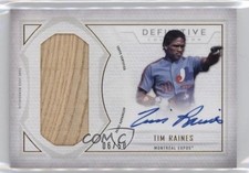 2019 Topps Definitive Collection Relic 6/50 Tim Raines #DARC-TR Auto HOF 7xr