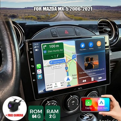 FOR MAZDA MX-5 2006-2021 CARPLAY ANDROID 15 CAR STEREO RADIO GPS NAVI 2+64G