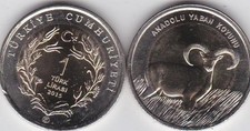 Turkey - 1 Lira 2015 UNC Moufflon Lemberg-Zp
