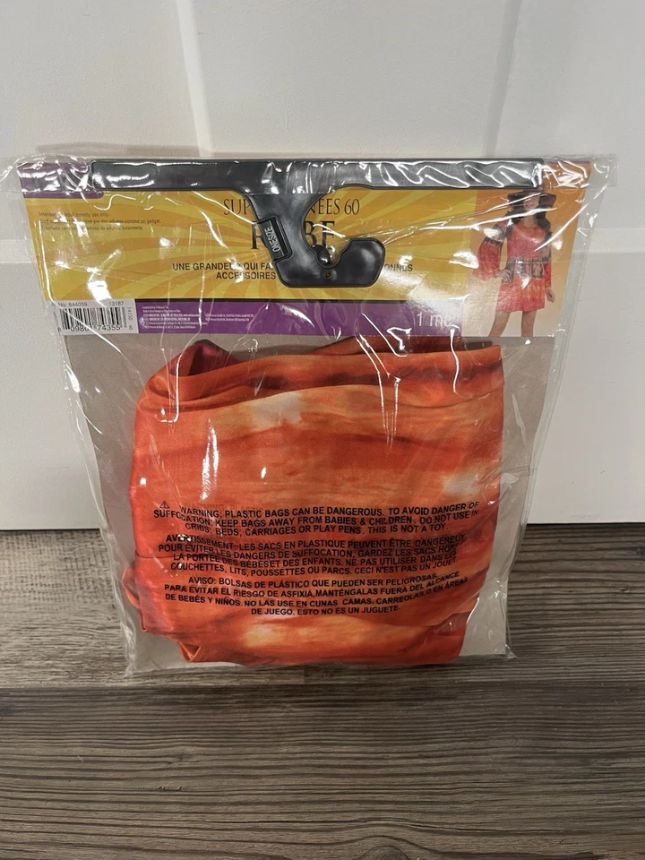 Nuevo en caja Vestido Groovy Años 60 Disfraz de Halloween Hippie Flor Sombrero Mujer OS Se Ajusta Como S/M Foto 4 de 4