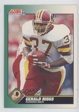 1991 Score Gerald Riggs #237 0ng2