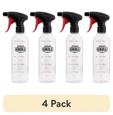 (4 pack) Expert Grill 1Piece 17oz Empty Plastic Spray Bottle,Leakproof