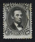 CKStamps: US Stamps Collection Scott#98 15c Lincoln Unused NG Stain