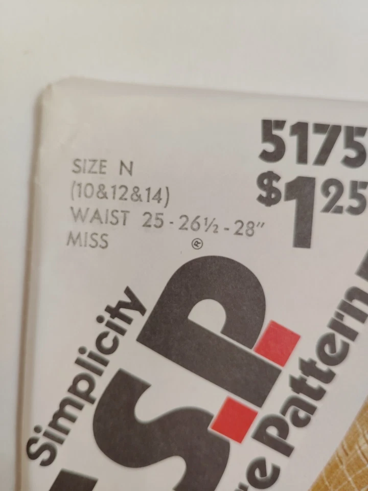 Simplicity ESP 5175 Wrap Skirt Bias Sewing Pattern Ladies 10 12 14 UC Swing VTG - Image 3 of 4