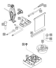 Genuine Mopar Wheel Chock 68269809AA