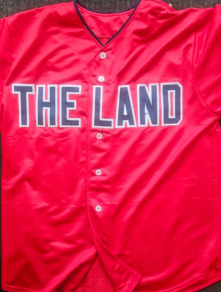 Jose Ramirez Signed Custom Red Jersey Beckett - Image 2 of 2