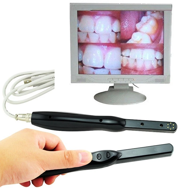 Cámara intraoral Denshine Dental HD USB 2.0 6 megapíxeles 6 LED imagen clara CE Foto 2 de 4