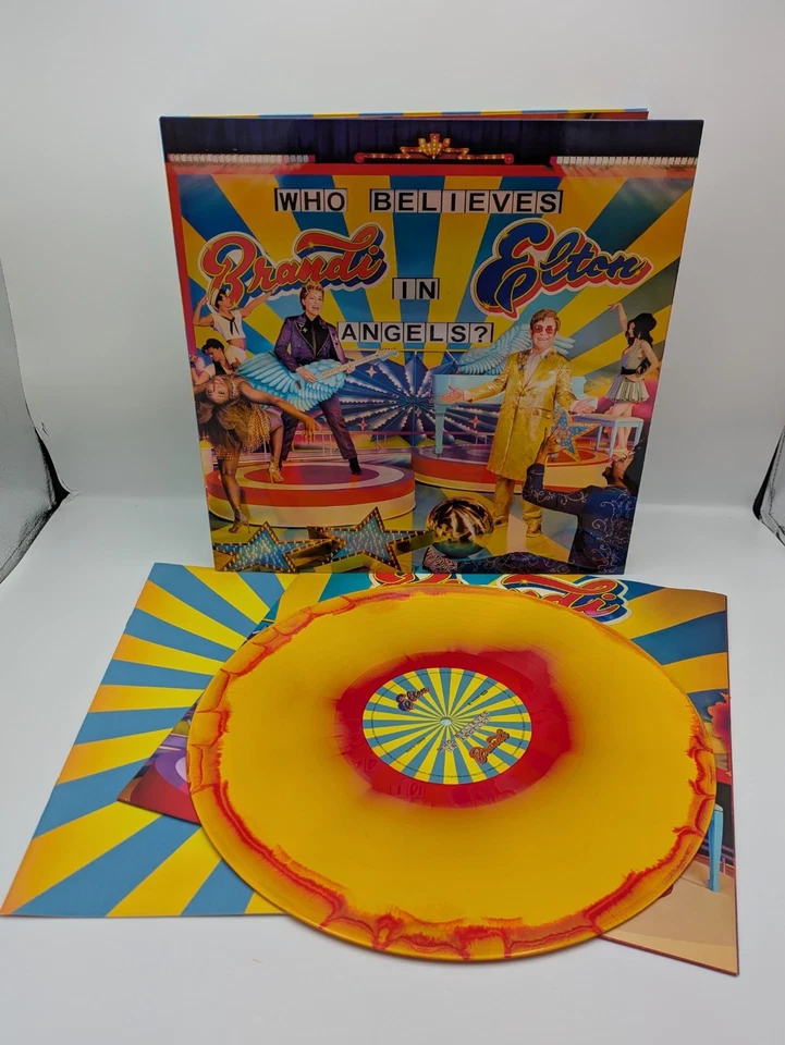 Elton John & Brandi Carlile Vinyl Who Believes In Angels Blood Records Limited  - Image 2 of 4