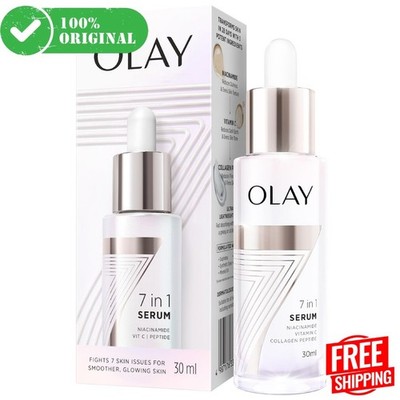 Olay 7in1 Ultra Light Face Serum 30ml Niacinamide Vitamin C Anti Aging Glow