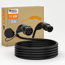 Lapp Mobility 11kw - Cavo di Ricarica per Auto Elettrico, 3 M, Tipo 2, - Miniatura 1