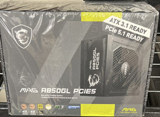 MSI MAG A850GL PCIE5 850W ATX Modular Power Supply PCIe 5.1