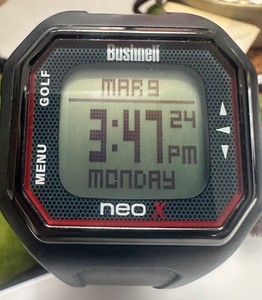 Bushnell NeoX GPS rangefinder smartwatch WITH CHARGER