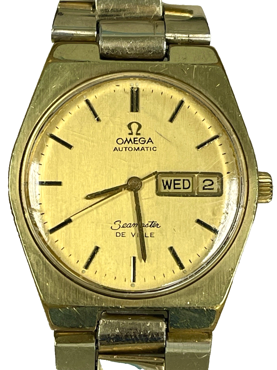 1972 Omega Seamaster Day Date 1660125 14k Automatic Vintage 35mm