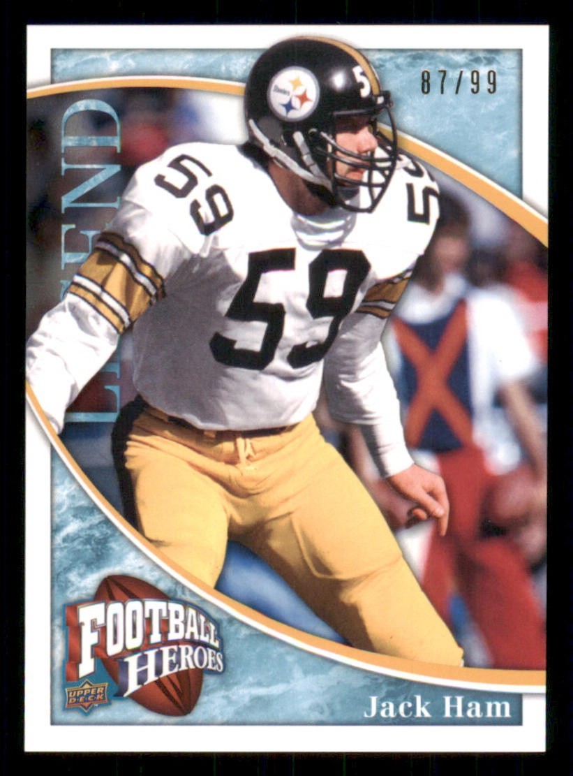 2009 Upper Deck Heroes Blue #249 Jack Ham /99