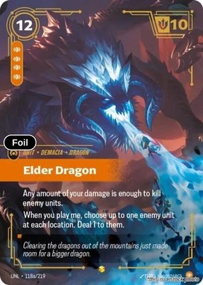 Elder Dragon (Alternate Art) Foil [UNL - 118a/219]